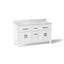 Kresla® 60" bathroom vanity cabinet with sinks and quartz top