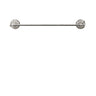 18" wallmount single towel bar