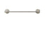Aquabrass 18-Inch Wall Mount Towel Bar 406 Chrome & Nickel - image 2
