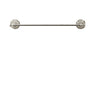 Aquabrass 18-Inch Wall Mount Towel Bar 406 Chrome & Nickel - image 2