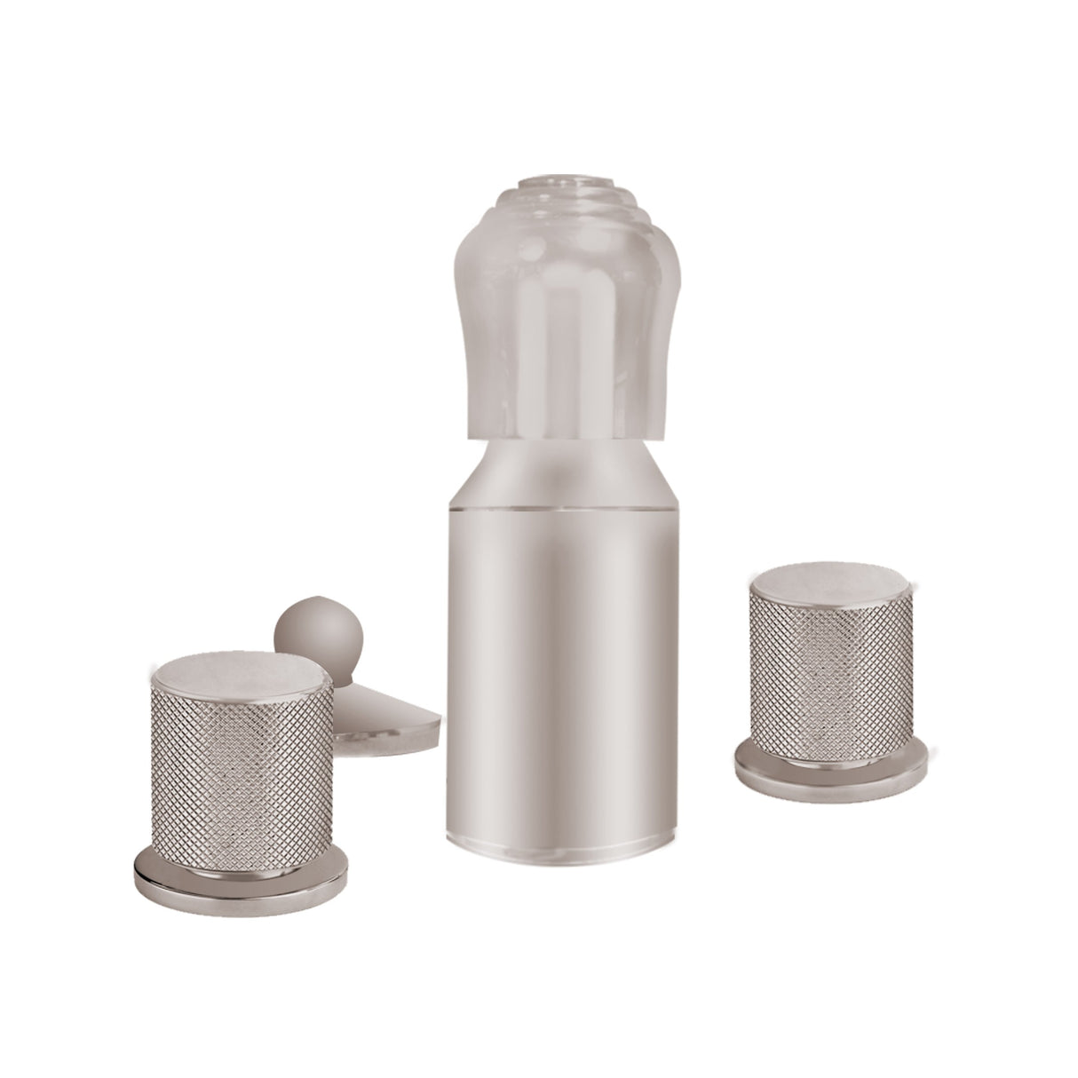 4 Hole Bidet Faucet - mechanical drain included - Contempo 4287