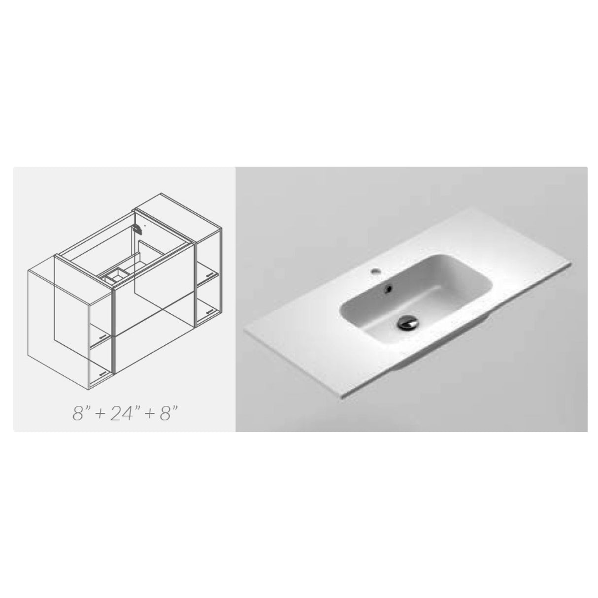 Evolve 40" MX3 Basin