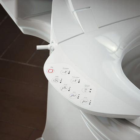 PureWash® E750 Elongated bidet toilet seat with remote control