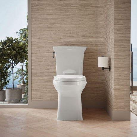 Corbelle® Elongated toilet bowl with skirted trapway