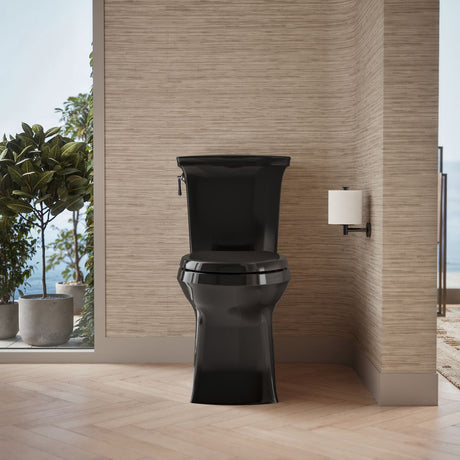 Corbelle® Elongated toilet bowl with skirted trapway