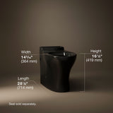 Persuade® Elongated toilet bowl with skirted trapway
