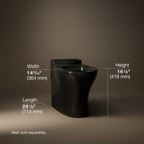 Persuade® Elongated toilet bowl with skirted trapway