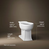 Archer® Elongated toilet bowl
