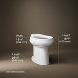 Highline® Elongated toilet bowl
