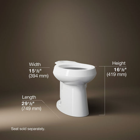 Highline® Elongated toilet bowl