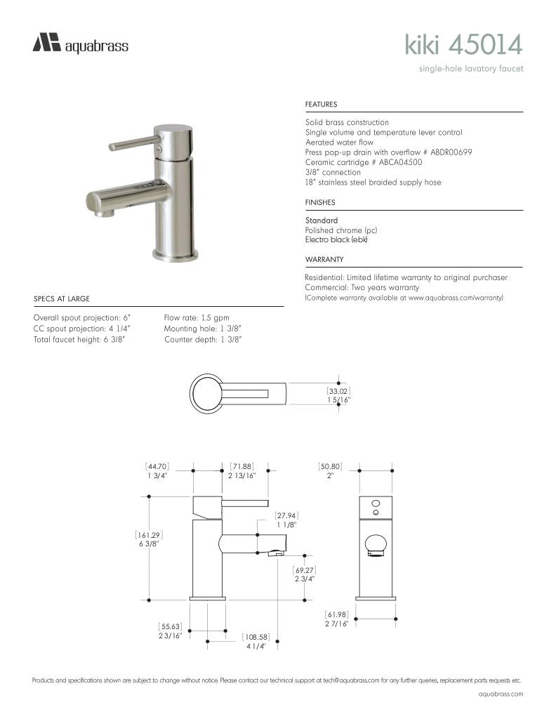 KIKI-Single-hole lavatory faucet