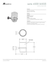 Wallmount tumbler holder