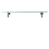 Wallmount glass shelf