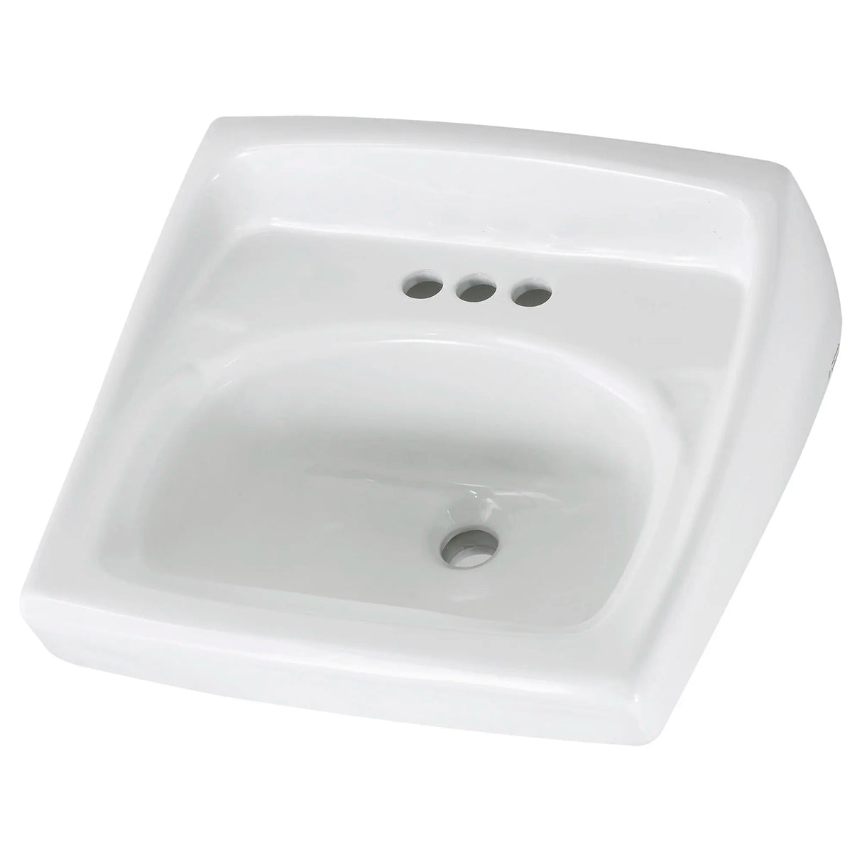 Lucerne® Wall-Hung Sink for Exposed Bracket Support With 4-Inch Centerset