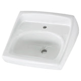 Lucerne® Wall-Hung Sink for Exposed Bracket Support With Center Hole Only