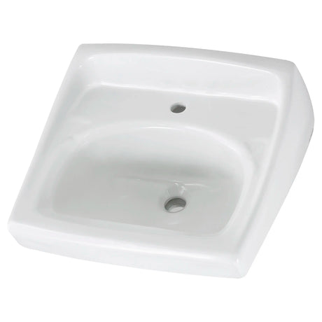 Lucerne® Wall-Hung Sink for Exposed Bracket Support With Center Hole Only