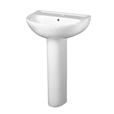 24-Inch Evolution® Center Hole Only Pedestal Sink Top and Leg Combination