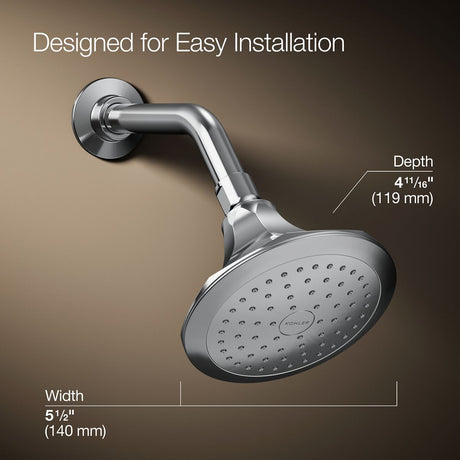 Memoirs® Single-function showerhead, 2.5 gpm