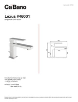 Single hole basin Faucet