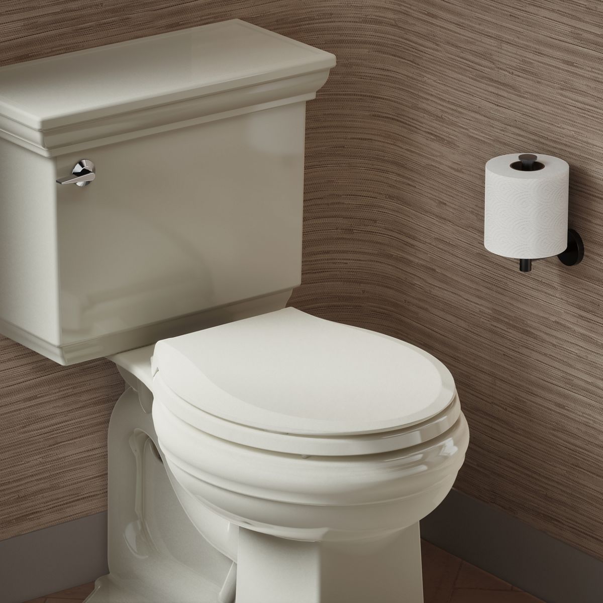 Cachet® ReadyLatch® Quiet-Close™ round-front toilet seat