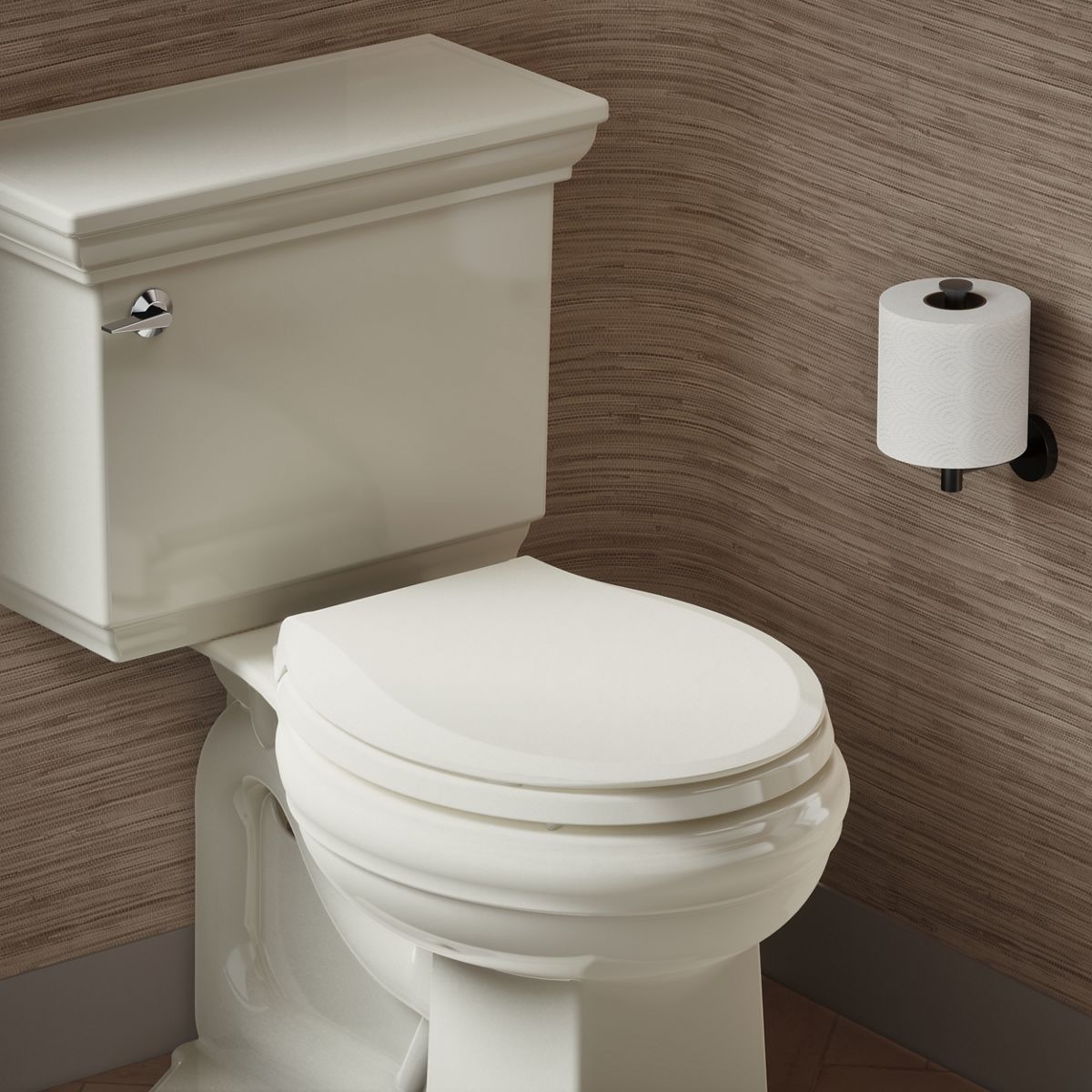 Cachet® ReadyLatch® Quiet-Close™ round-front toilet seat