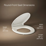 Cachet® Quick-Release™ round-front toilet seat