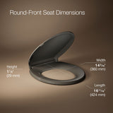 Cachet® ReadyLatch® Quiet-Close™ round-front toilet seat
