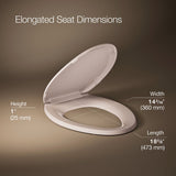 Lustra™ Quick-Release™ elongated toilet seat