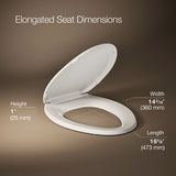 Lustra™ Quick-Release™ elongated toilet seat