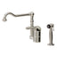 Aquabrass Dual stream mode kitchen faucet with side spray - image 2
