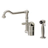 Aquabrass Dual stream mode kitchen faucet with side spray - image 2