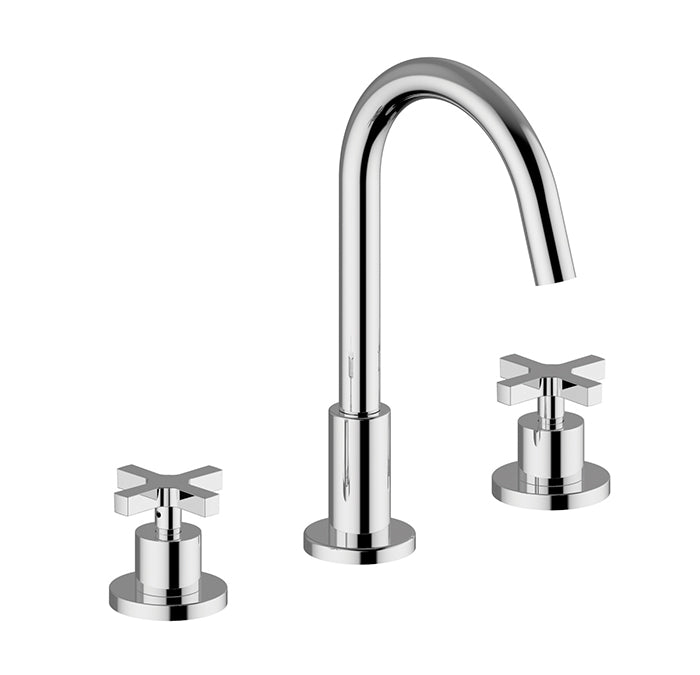 Widespread basin faucet