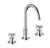 Widespread basin faucet