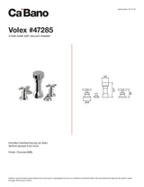 4 Hole bidet with vacuum breaker