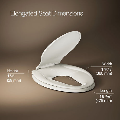 Transitions® ReadyLatch® Quiet-Close™ elongated toilet seat
