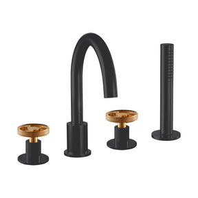AquaDesign Twist 4-Piece Deck Mount Tub Filler 47714 - image 2