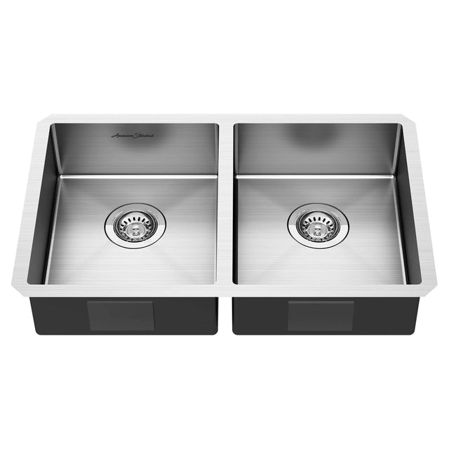 Pekoe® 29 x 18-Inch Stainless Steel Undermount Double Bowl ADA Kitchen Sink