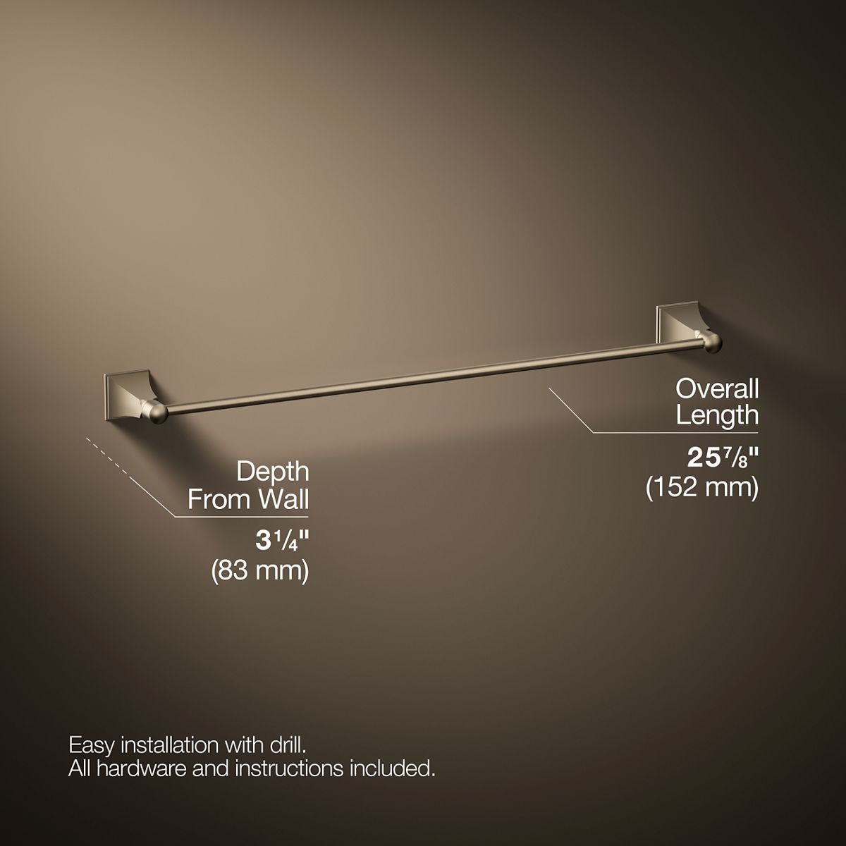 Memoirs® Stately 24" towel bar