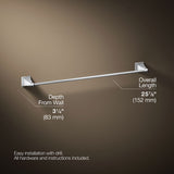 Memoirs® Stately 24" towel bar