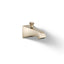 Memoirs® Stately Wall-mount bath spout with Deco design and diverter