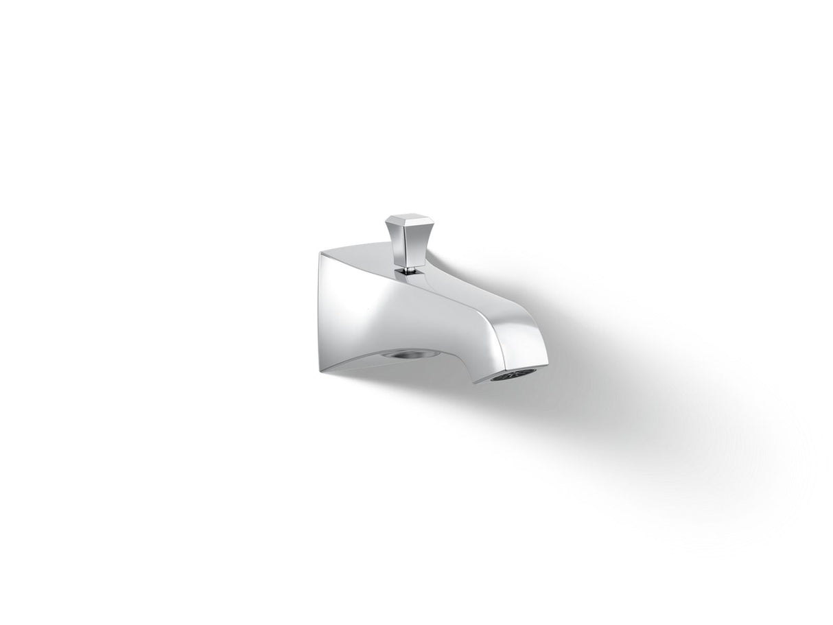 Memoirs® Stately Wall-mount bath spout with Deco design and diverter