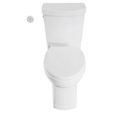 Estate® Touchless Skirted Two-Piece 1.28 gpf/4.8 Lpf Chair Height Elongated Toilet With Seat