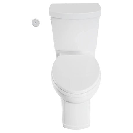 Estate® Touchless Skirted Two-Piece 1.28 gpf/4.8 Lpf Chair Height Elongated Toilet With Seat