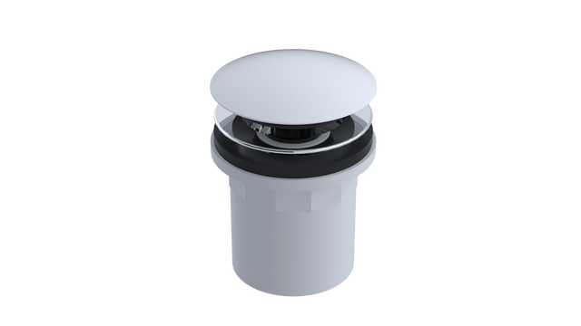 PVC Integral Waste & Overflow Clicker® Kit with Overflow (500Q-MW)