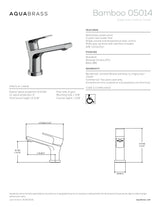 Single-hole lavatory faucet