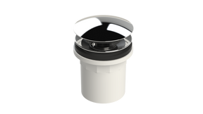 PVC Integral Waste & Overflow Clicker® Kit with Overflow, Partially Threaded Strainer (501Q)