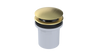 PVC Integral Waste & Overflow Clicker® Kit with Overflow, Partially Threaded Strainer (501Q)