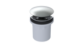PVC Integral Waste & Overflow Clicker® Kit with Overflow, Partially Threaded Strainer (501Q)