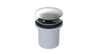 PVC Integral Waste & Overflow Clicker® Kit with Overflow, Partially Threaded Strainer (501Q)
