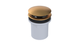 PVC Integral Waste & Overflow Clicker® Kit with Overflow, Partially Threaded Strainer (501Q)